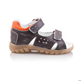 SAKIK Bebe Çocuk Genç Kız Erkek Unisex Günlük Hakiki Deri Sandalet