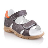 SAKIK Bebe Çocuk Genç Kız Erkek Unisex Günlük Hakiki Deri Sandalet