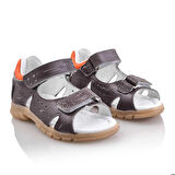 SAKIK Bebe Çocuk Genç Kız Erkek Unisex Günlük Hakiki Deri Sandalet