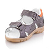 SAKIK Bebe Çocuk Genç Kız Erkek Unisex Günlük Hakiki Deri Sandalet