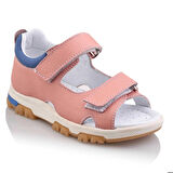 ŞARA Bebe Çocuk Genç Kız Erkek Unisex Günlük Hakiki Deri Sandalet