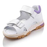 ŞARA Bebe Çocuk Genç Kız Erkek Unisex Günlük Hakiki Deri Sandalet