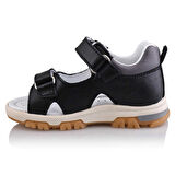 ŞARA Bebe Çocuk Genç Kız Erkek Unisex Günlük Hakiki Deri Sandalet
