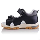 ŞARA Bebe Çocuk Genç Kız Erkek Unisex Günlük Hakiki Deri Sandalet