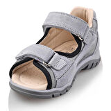 TAYGUR Bebe Çocuk Genç Kız Erkek Unisex Günlük Hakiki Deri Sandalet