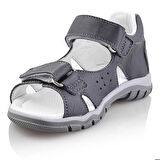 SAKIK Bebe Çocuk Genç Kız Erkek Unisex Günlük Hakiki Deri Sandalet