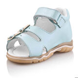 ANGI Bebe Çocuk Kız Erkek Unisex Günlük Hakiki Deri Sandalet