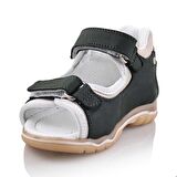 TUTA Çocuk Kız Erkek Unisex Günlük Hakiki Deri Sandalet