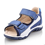 TAYGUR Bebe Çocuk Genç Kız Erkek Unisex Günlük Hakiki Deri Sandalet