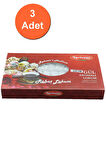 Kardeşler Gül Aromalı Uzun Hediyelik Lokum 700 G x 3 Adet