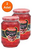 Kardeşler Gül Reçeli Cam Kavanoz 1000 G x 2 Adet