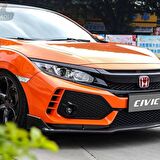 Honda civic fc5 fk7 typer ön panjur ve far kaşları 2019+ makyajlı kasa