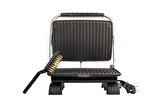 Dökümix Organik Pik Demir Döküm Kaplamasız & Anti Kanserojen Ev Tipi Tost Makinası DKMX LİLA 1800W + Fırça