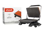 Dökümix Organik Pik Demir Döküm Kaplamasız & Anti Kanserojen Ev Tipi Tost Makinası DKMX LİLA 1800W + Fırça