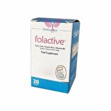 Orthogen Folactive Folat İyot Vitamin B12 ve B6 İçeren Takviye Edici Gıda 30 Tablet