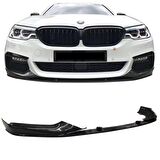 Bmw G30 ön tampon altı lip m-performance pianoblack 2017+ 5 serisi