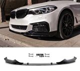 Bmw G30 ön tampon altı lip m-performance pianoblack 2017+ 5 serisi