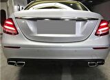 Mercedes w213 e63 arka tampon difüzör normal tampon uyumlu 2016 / 2019