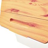 Motek MT06B Freebox 12 Litre  Bambu Desenli Tekerlekli Organizer
