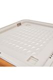 Motek MT07B Freebox 33 Litre  Bambu Desenli Tekerlekli Tekli Organizer