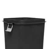 Motek COB-410 Comfort Dustbin 8 Litre Çöp Kovası Siyah-Antrasit