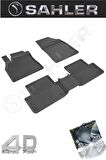 Sahler Renault Fluence 2009-2016 Uyumlu 4.5D Oto Paspas Seti