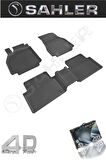 Sahler Renault Megane 2 Sedan 2003-2008 4.5D Havuzlu Oto Paspas Seti