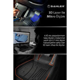 Sahler Mercedes C Serisi W204 2007-2014 Uyumlu 4.5D Premium Havuzlu Paspas- W204