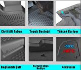 Sahler Volkswagen Tiguan 2007-2015 Uyumlu 4.5D Havuzlu Oto Paspas Seti