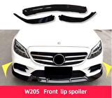 Mercedes w205 ön tampon altı lip 3 parça kulaklı 2019+ c class