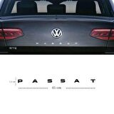 Vw passat bagaj yazısı arması siyah