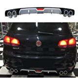 Vw golf 6 difüzör arka tampon eki 4 egzoz çıkışlı
