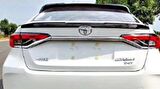 Toyota corolla bagaj üstü spoiler siyah yarasa 2019+