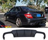 Mercedes w204 c63 amg arka tampon difüzör 2012 / 2014
