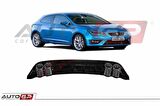 Seat leon arka tampon difüzör 4 çıkış 2013+ pianoblack