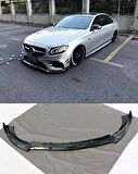 Mercedes w213 ön tampon altı lip 3 parça kulaklı 2014+ e class