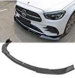 Mercedes w213 ön tampon altı lip 3 parça kulaklı 2021+ e class