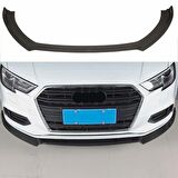 Audi a3 ön tampon altı lip 3 parça kulaklı 2016+