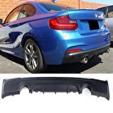 Bmw F22 arka tampon difüzörü sol çıkış m-performance 2.20 difüzör