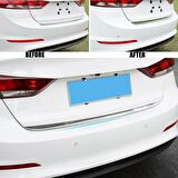 Hyundai elantra bagaj alt çıtası krom 2016+
