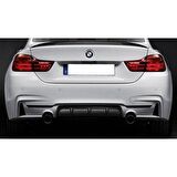 Bmw F36 arka tampon difüzörü 2 çıkış m-performance 4 serisi