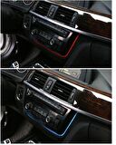 Bmw F32 F33 klima çerçevesi paneli ledli ışıklı piano black