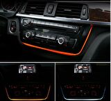 Bmw F30 klima çerçevesi paneli ledli ışıklı piano black