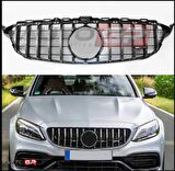 Mercedes w205 gtr ön panjur ızgara seti amg 2014 / 2018 c serisi