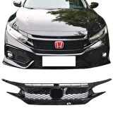 Honda civic fk7 için uygundur ön panjur ve far kaşları typer model 2016+