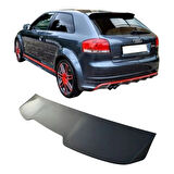 AUTOGP  Audi a3 hb bagaj üstü spoiler  siyah boyalı 8p 2003 / 2013