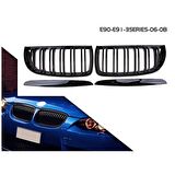 Bmw e90 m3 ön böbrek panjur piano black 2006 - 2009 çift tırnak