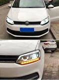 Vw polo 6r 6c ön far lambası bi-xenon passat b8 model 2011+