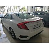 Honda civic fc5 uyumlu cam üstü spoiler typer model sedan araçlar için