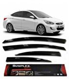 Hyundai accent blue cam rüzgarlığı sunplex mugen tip